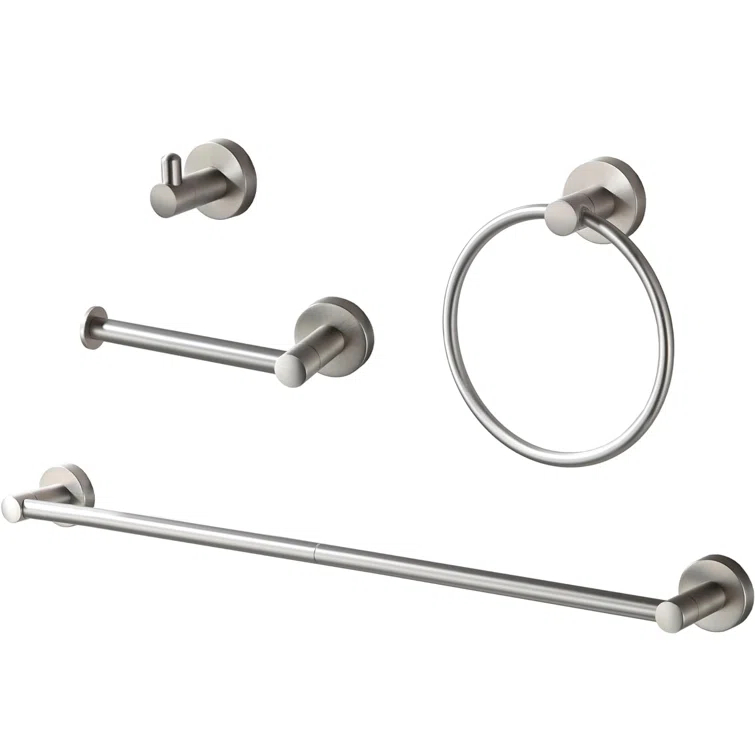 Beloky JA2QPF 4 - Piece Bathroom Hardware Set