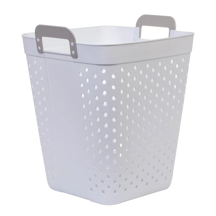 Plastic Laundry Hamper (Set of 2)