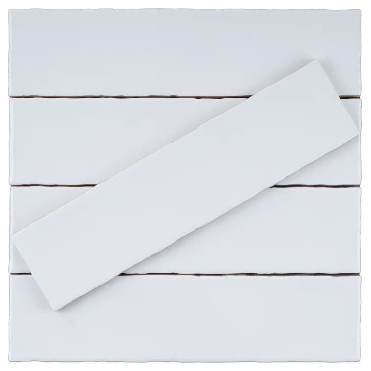 Supreme Tile Rustic 2.95 in. X 11.81 in. Polished Ceramic Subway Wall Tile