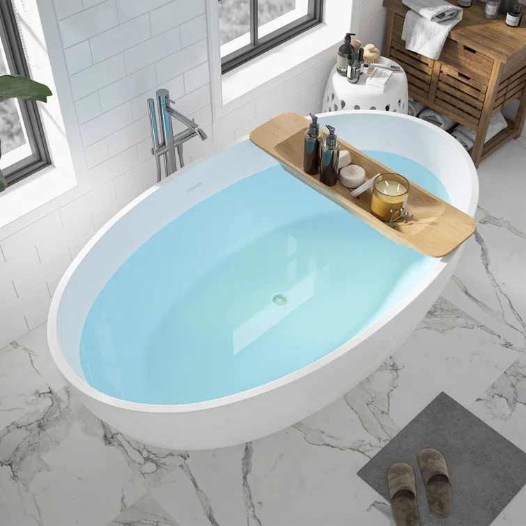 Freestanding Soaking Acrylic Bathtub