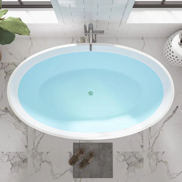 Freestanding Soaking Acrylic Bathtub