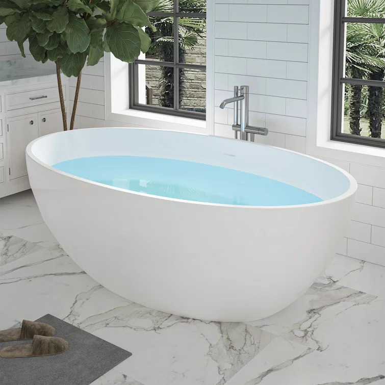 Freestanding Soaking Acrylic Bathtub