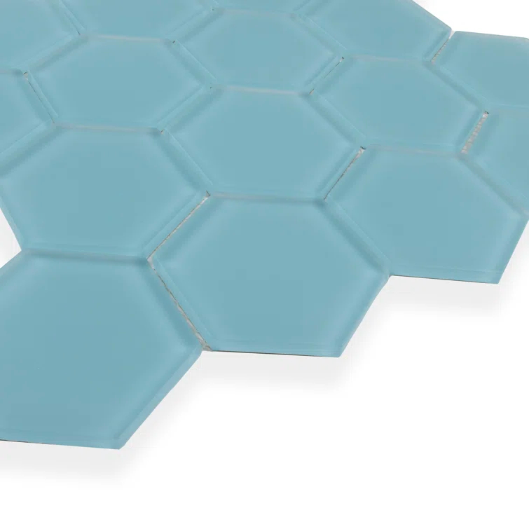 3" Beehive 10.25in.x11.75in. Glass Mosaic Tile