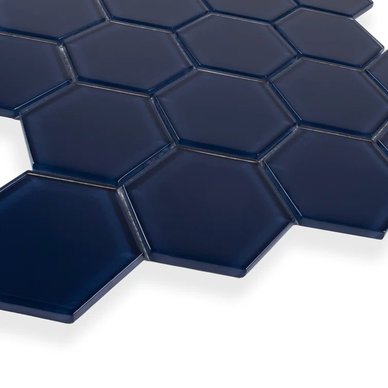 3" Beehive 10.25in.x11.75in. Glass Mosaic Tile