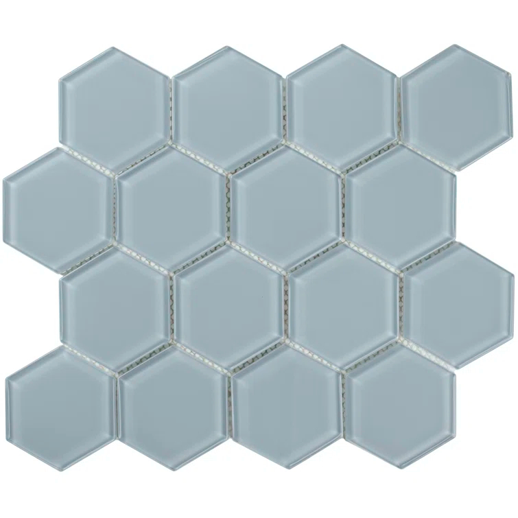 3" Beehive 10.25in.x11.75in. Glass Mosaic Tile