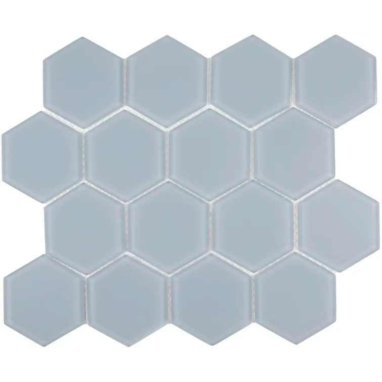3" Beehive 10.25in.x11.75in. Glass Mosaic Tile
