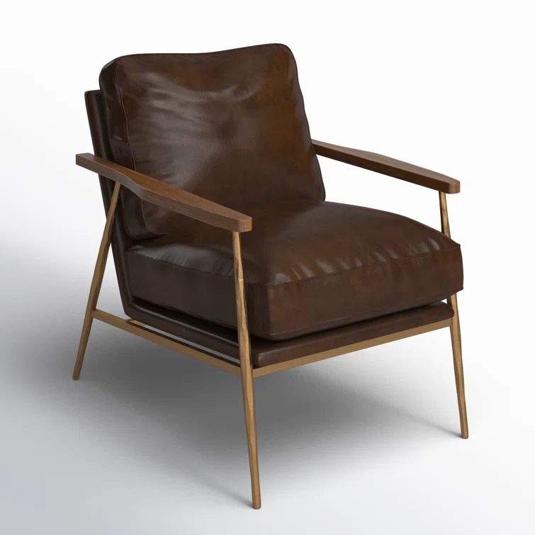 Arnold Genuine Leather Armchair