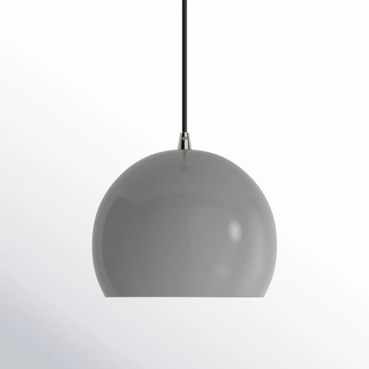 Schultz Single Light Metal Dimmable Pendant