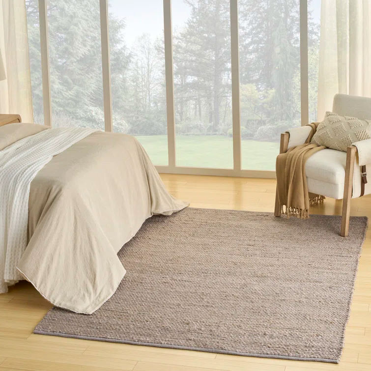 Nourison Natural Jute Grey Farmhouse Indoor Rug