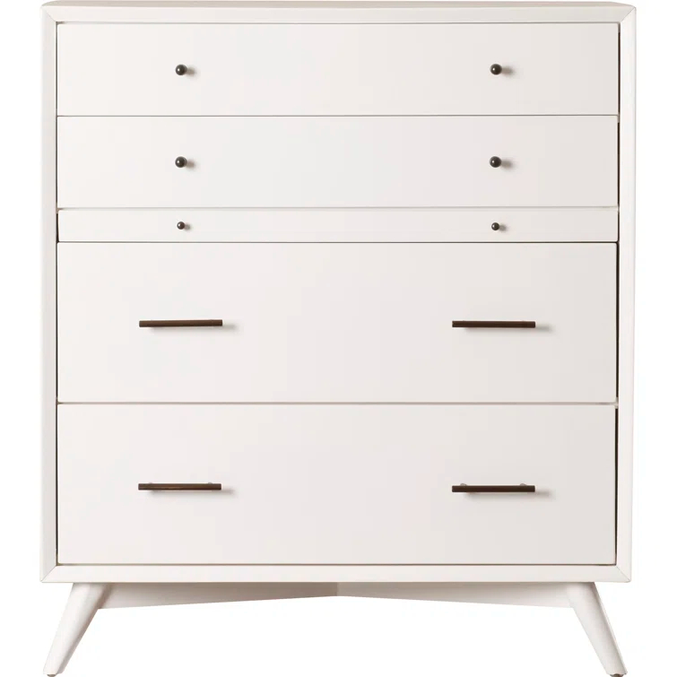 Williams 4 Drawer 38'' W Solid Wood Chest