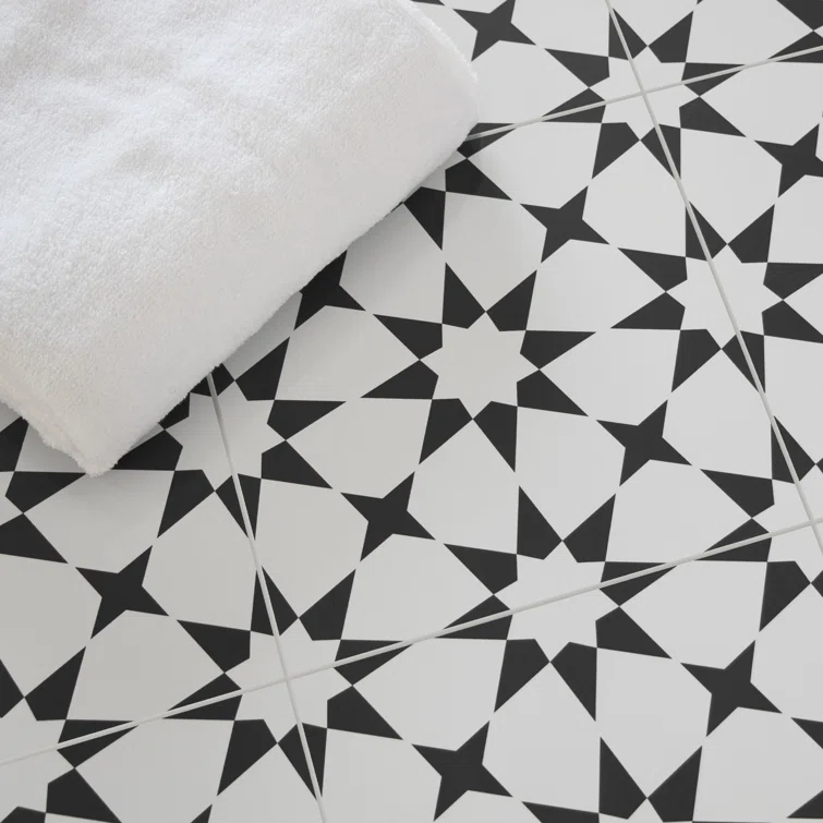 9" W x 9" L Peel & Stick Floor Tile Marrakech Luxury Vinyl Flooring
