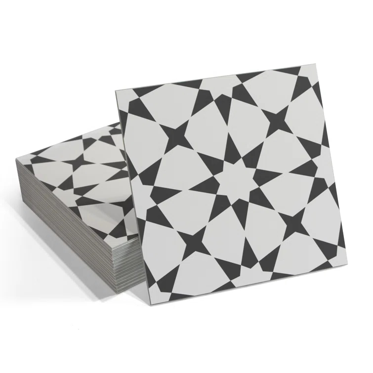 9" W x 9" L Peel & Stick Floor Tile Marrakech Luxury Vinyl Flooring