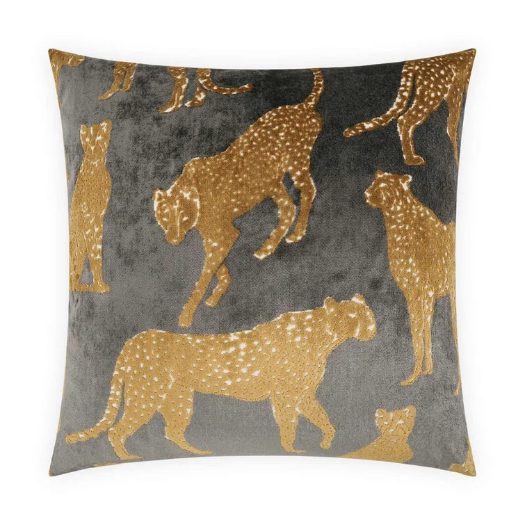 Animique Animal Print Rayon/Viscose Throw Pillow