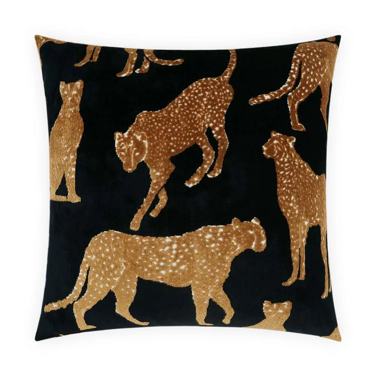 Animique Animal Print Rayon/Viscose Throw Pillow