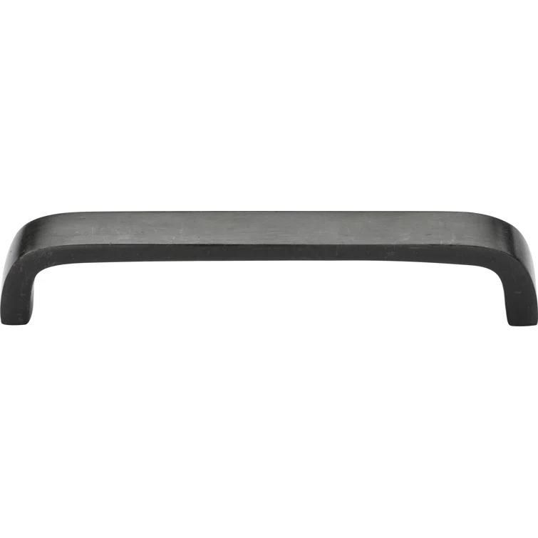 Dark Bronze Modern Wide Arc Cabinet Pull with Mounting Hardware