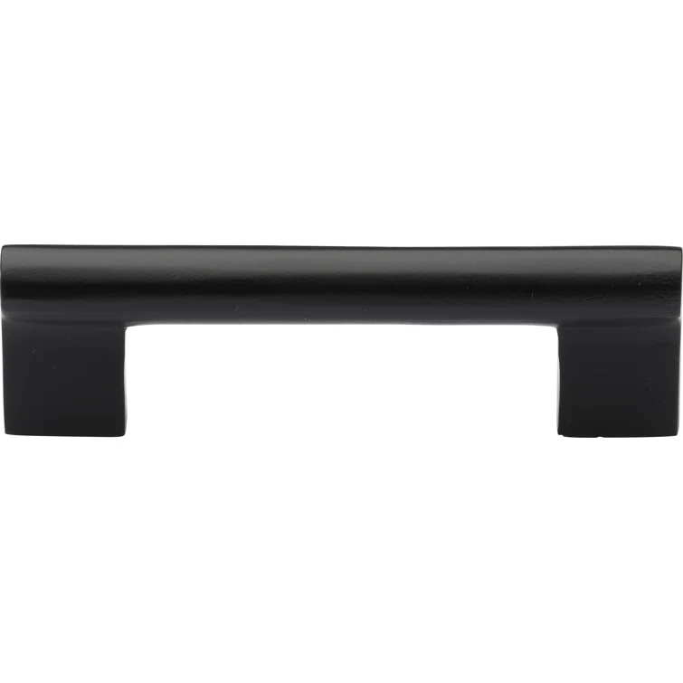 Modern Black Distressed Brass Cabinet Pull Bar