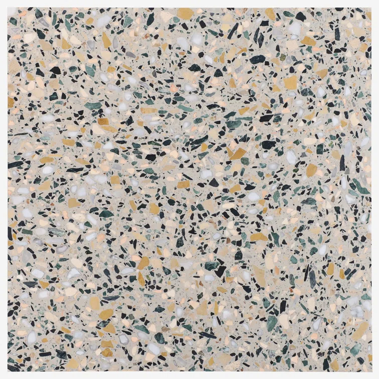 Brezza Terrazzo 23.62 in. x 23.62 in. Honed Terrazzo Floor and Wall Tile (3.87 Sq. Ft. / Each)