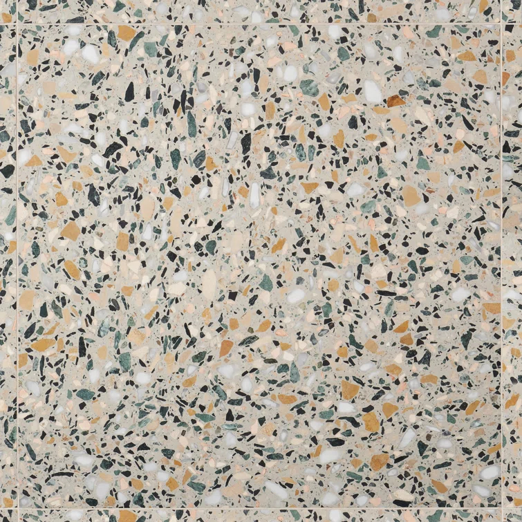 Brezza Terrazzo 23.62 in. x 23.62 in. Honed Terrazzo Floor and Wall Tile (3.87 Sq. Ft. / Each)