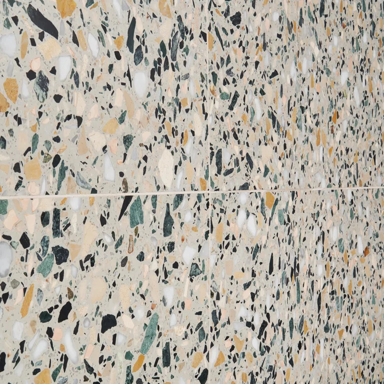 Brezza Terrazzo 23.62 in. x 23.62 in. Honed Terrazzo Floor and Wall Tile (3.87 Sq. Ft. / Each)