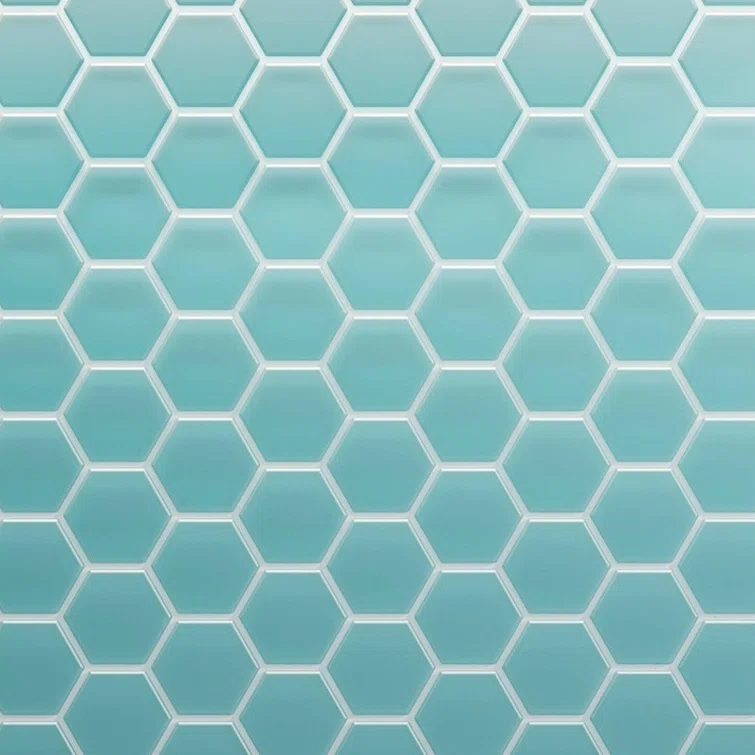 3" Beehive 10.25in.x11.75in. Glass Mosaic Tile