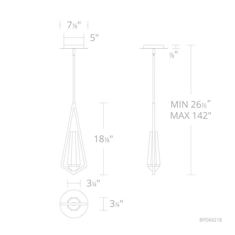 Devotion 1 - Light LED Single Pendant