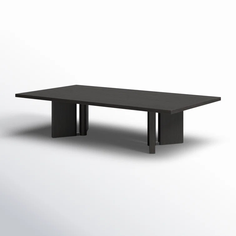 Huxley Smoked Black Veneer Rectangular Coffee Table with Storage