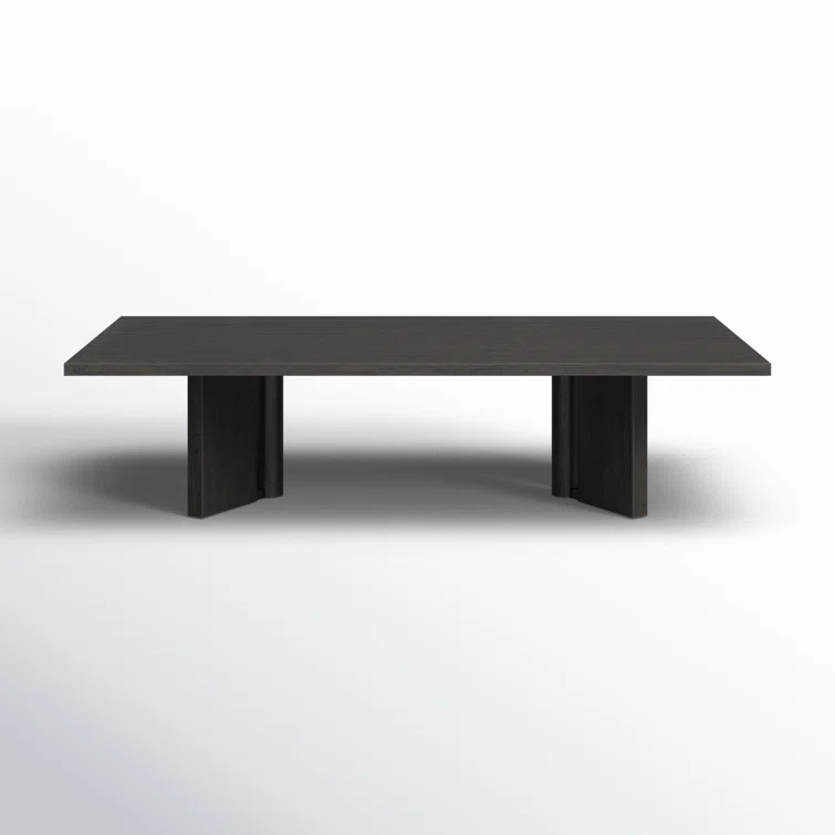 Huxley Smoked Black Veneer Rectangular Coffee Table with Storage