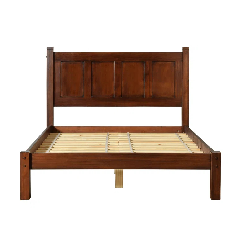 Shaker Solid Wood Panel Bed
