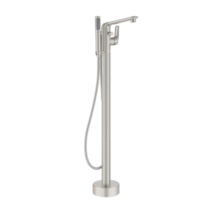 CASAINC KCLT0054-BN Single Handle Freestanding Bathtub Faucet with Diverter and Handshower