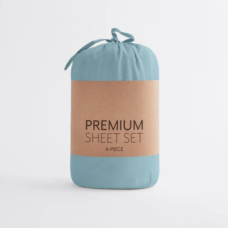 Becky Cameron 1800 Series Double-Brushed Microfiber 4 Piece Sheet Set