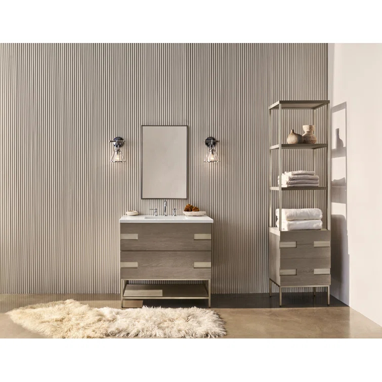 Thin Framed Metal Mirror