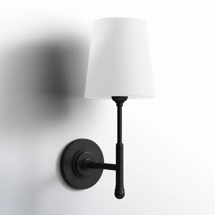 Single Light Steel Dimmable Wallchiere