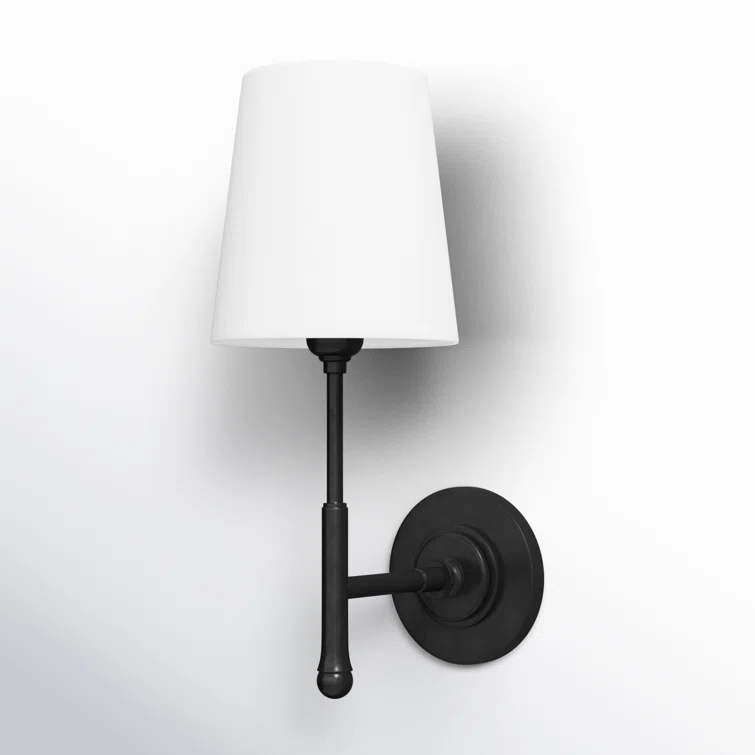Single Light Steel Dimmable Wallchiere