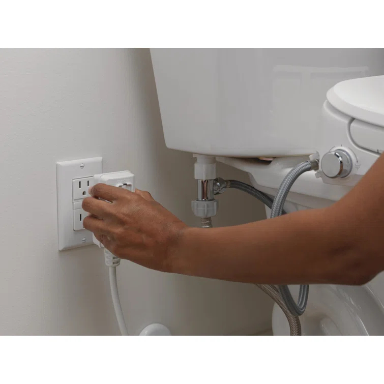 Refresh Elongated Electric Bidet Toilet Seat