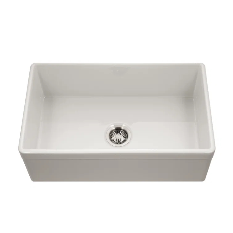 30'' L Farmhouse / Apron Single Bowl Fireclay Kitchen Sink