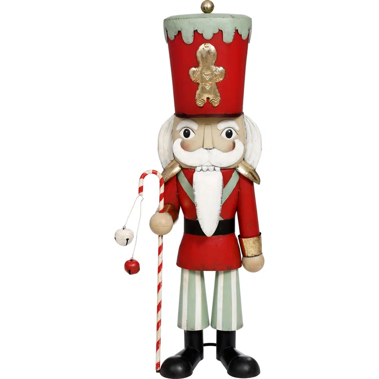 Nutcracker With Candy Cane, Small - 43 Inches