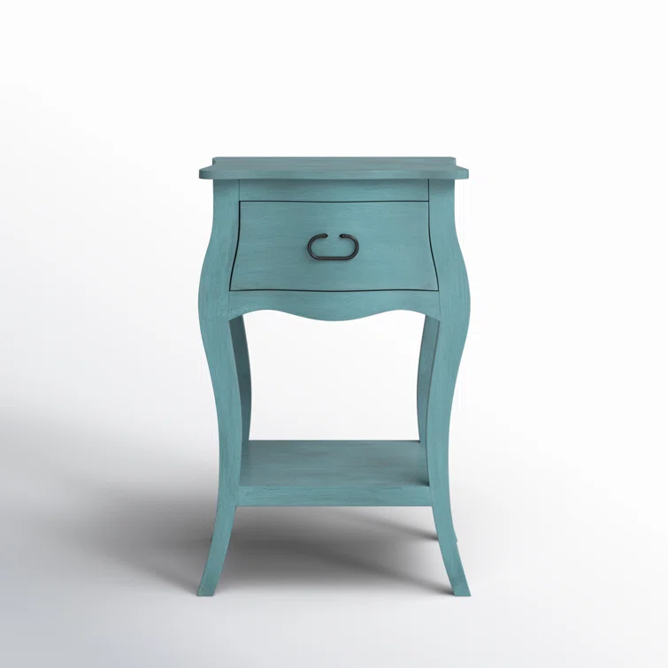 Butler Specialty Company Rochelle 1 Drawer Wood Nightstand - Blue