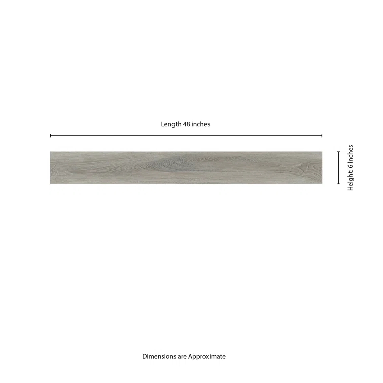 Brushwood 6" x 48" Glue Down Luxury Vinyl Plank