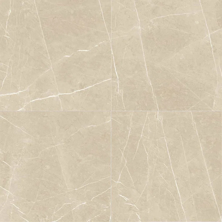 Signature 47.24 In. X 47.24 In. Marble Look Satin Porcelain Floor And Wall Tile (30.98 Sq. Ft. / Case)