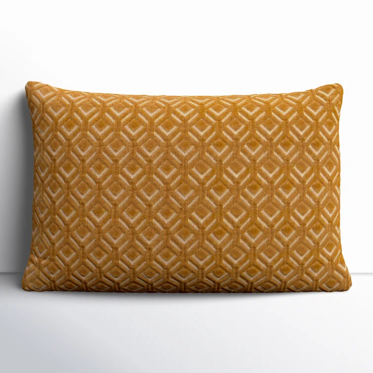 Ryans Embroidered Cotton Lumbar Throw Pillow