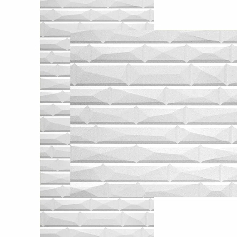Vista MirroFlex 4ft. x 8ft. Glue Up PVC 3D Wall Panels 96 sq.ft.
