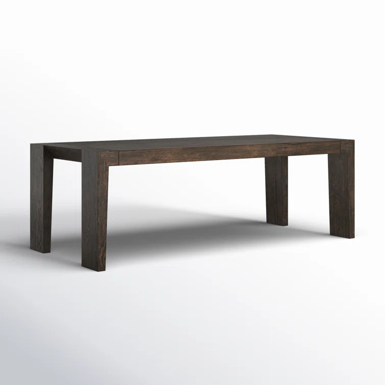 89" Brown Reclaimed Oak Wood Rectangular Dining Table