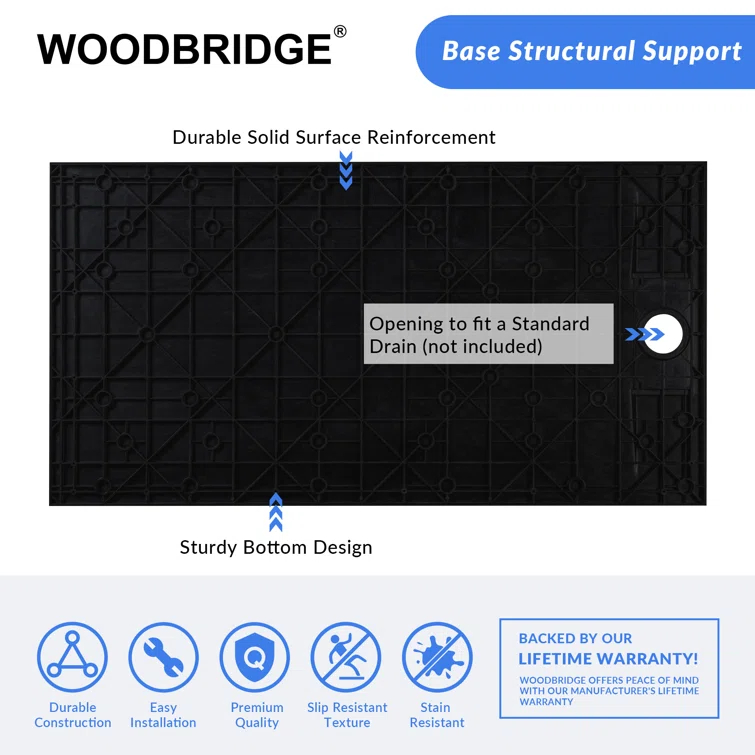 60'' W 75'' H Framed Rectangle Shower Stall