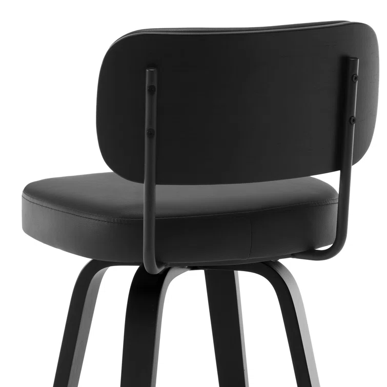 Logreira Swivel Upholstered Counter & Bar Height Stool (Set of 2)