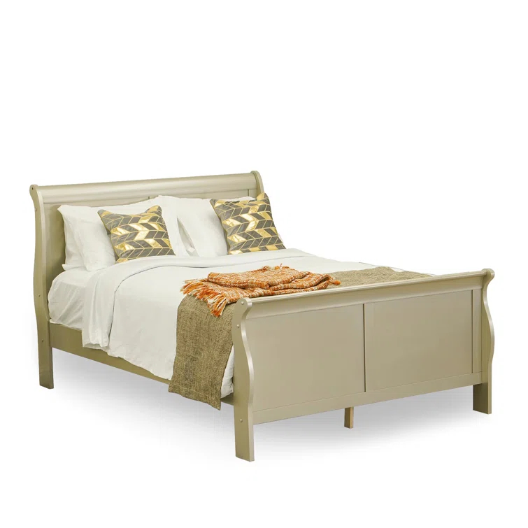 Axel Solid Wood 2 Piece Bedroom Set