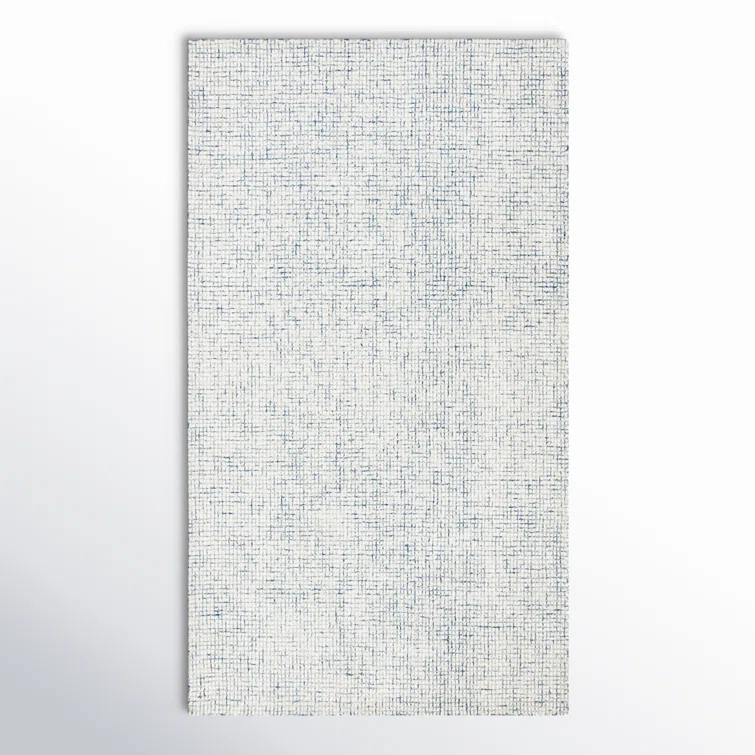 Rowe Handmade Tufted Ivory/Blue Rug