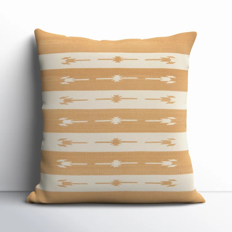 Estela Striped Cotton Throw Pillow