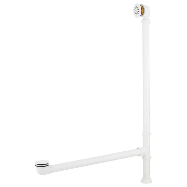 Dorset 66" Cast Iron Soaking Double Slipper Freestanding Tub with Drain and Overflow