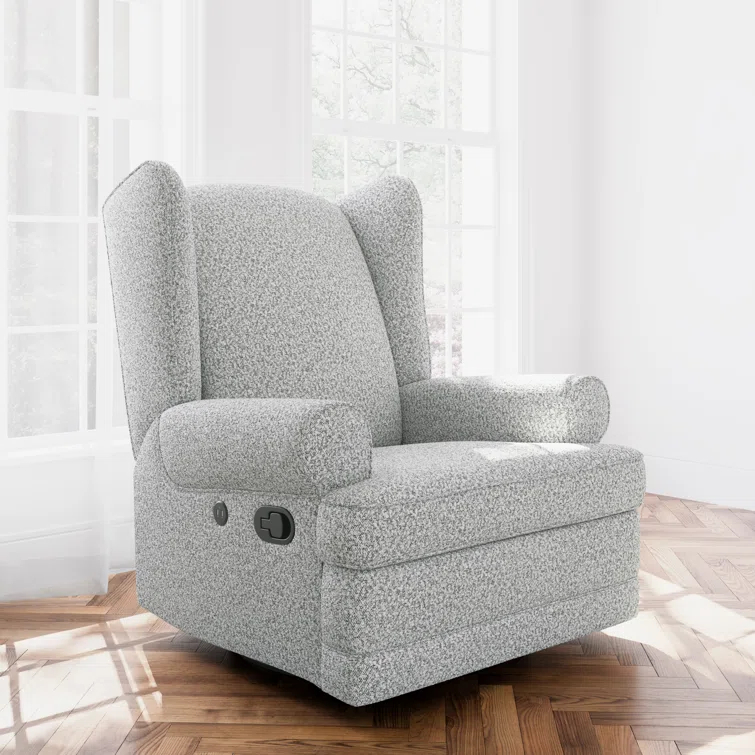 Serenity Swivel Reclining Glider with USB