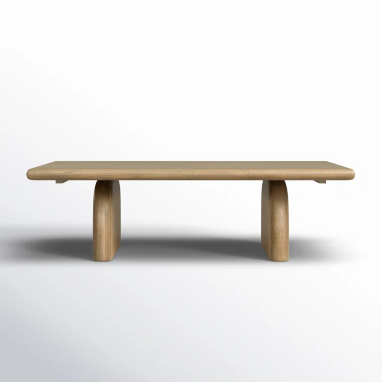 Sorrento Rectangular 54'' Brown Solid Oak Coffee Table